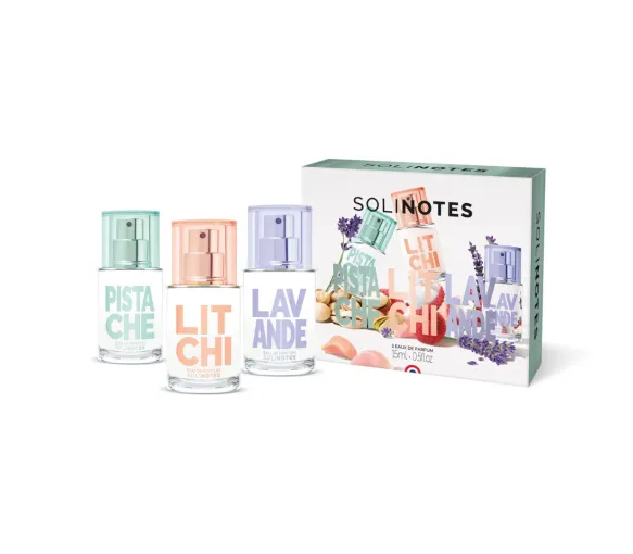 Entdecker-Set Pistazie Lychee Lavendel Solinotes - Set mit 3 Produkten à 15 ml - image 1