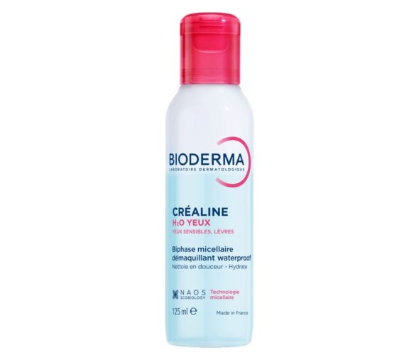 Créaline H2O Augen Biphase Mizellen wasserfester Make-up Entferner Bioderma - Flasche mit 125 ml - image 1