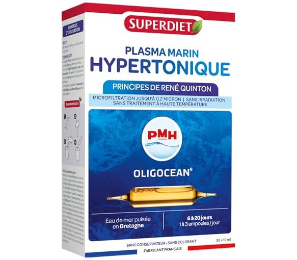 PMH (Hypertonisches Meerwasserplasma) Super Diet - 10 Ampullen à 15 ml