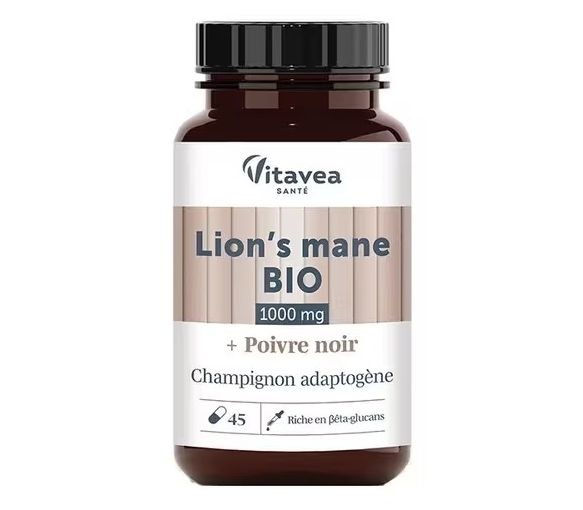 Bio Lion's Mane 1000 mg Vitavea – 45 Kapseln