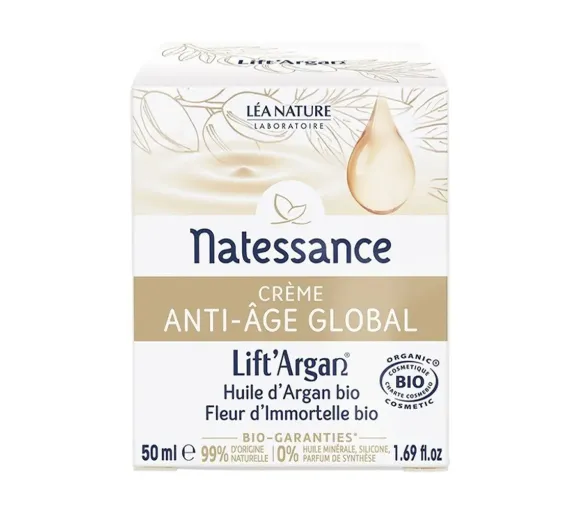 Globale Anti-Aging-Creme BIO Natessance - 50ml Tiegel