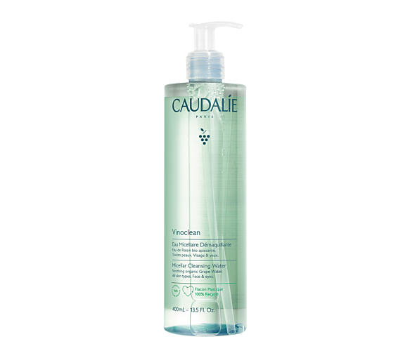 Vinoclean Traubenkern-Mizellenwasser von Caudalie - Pumpflasche mit 400ml - image 1
