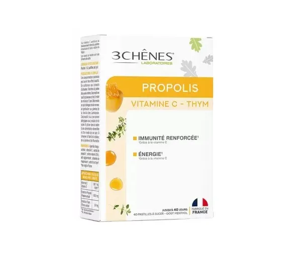 Propolis Lutschtabletten Die 3 Eichen - Packung mit 40 Tabletten