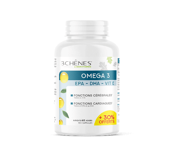 Omega 3 Die 3 Eichen - 120 Kapseln Top-Angebot 30% Rabatt
