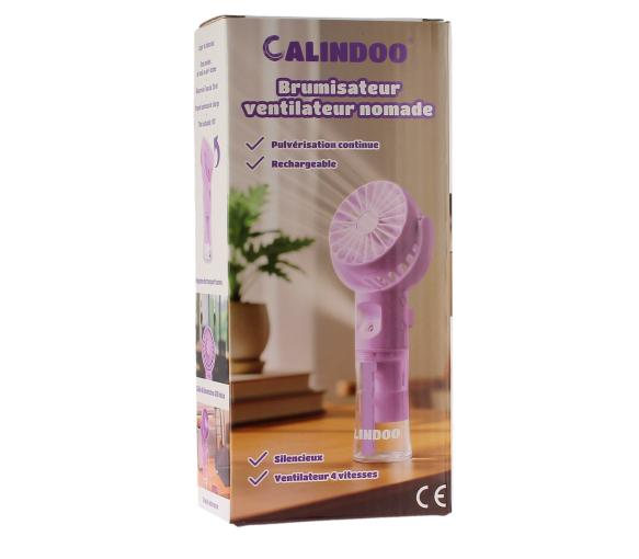 Brumisateur Ventilator tragbar USB Calindoo - ein Nebelgerät - image 1
