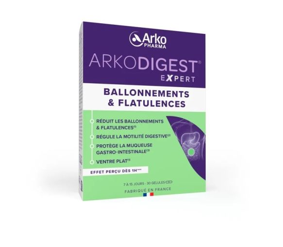 Arkodigest Expert Blähungen und Flatulenzen Arkopharma – 30 Kapseln - image 1