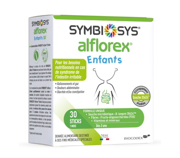 Symbiosys Alflorex Kinder Biocodex - Packung mit 30 Sticks - image 1