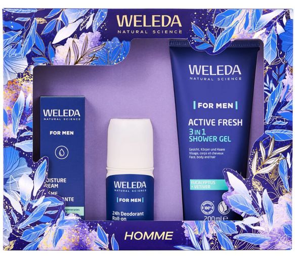 Weleda Weihnachtsset Männer – 3 Produkte - image 2