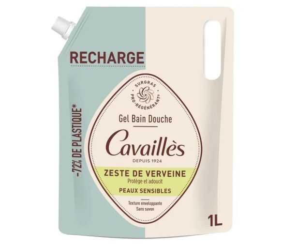 Nachfüllpackung Duschgel Zitronenverbene Rogé Cavaillès - image 3