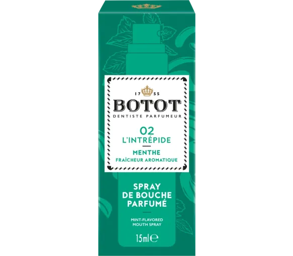 Spray für den Mund mit Minzgeschmack 02 l'Intrépide Botot - Spray von 15 ml