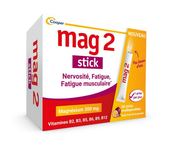 Mag 2 Stick Cooper - 30 orodispersible Sticks Box - image 1