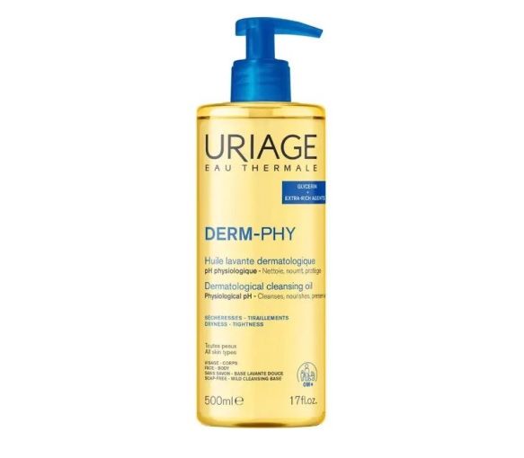 Derm-Öl Waschgel für empfindliche Haut Uriage - Pumpflasche mit 500 ml - image 1