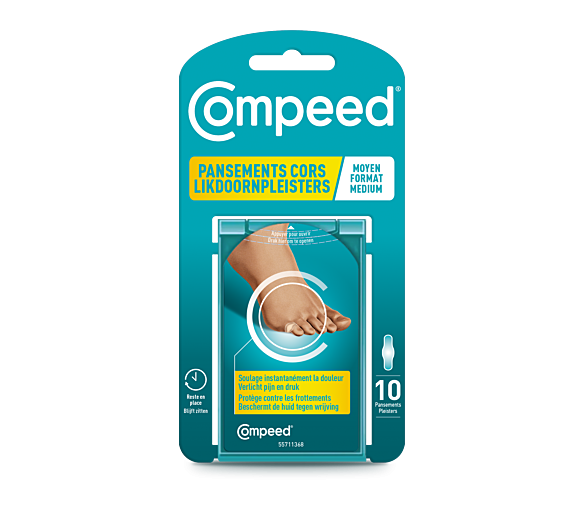 Compeed Blasenpflaster mittlere Größe - Packung mit 10 Pflastern