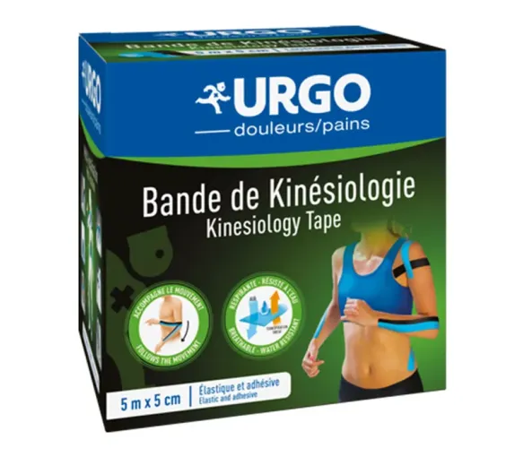 Urgo Kinesiology Tape Blau - Band von 5mx5cm