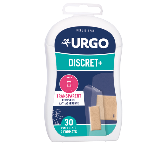 Diskrete + transparente Pflaster Urgo - Schachtel mit 30 Pflastern - image 1