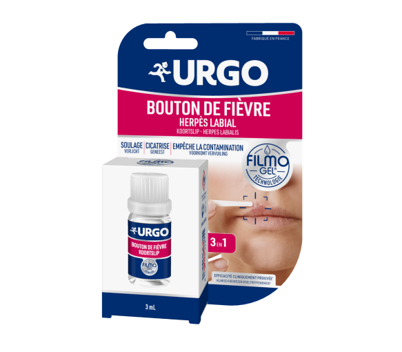 Filmogel Fieberbläschen Herpes labialis Urgo - Flasche mit 3 ml - image 1