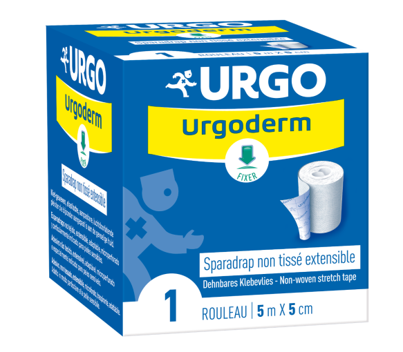 Urgoderm dehnbarer Vliesverband Urgo - Rolle von 5mx5cm - image 1
