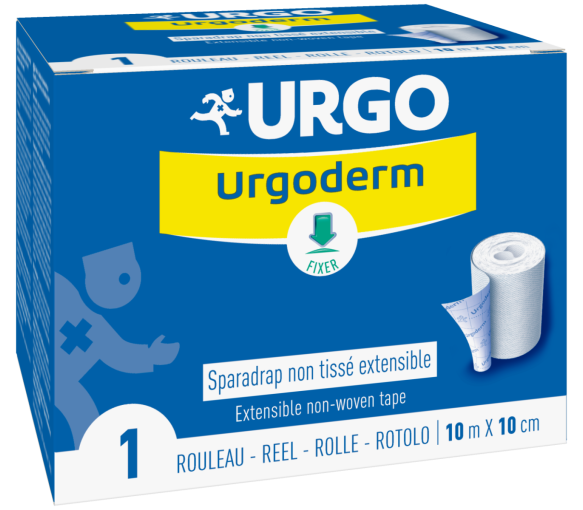 Urgoderm Vliesstoff-Pflaster dehnbar Urgo - Rolle von 10 m x 10 cm - image 1