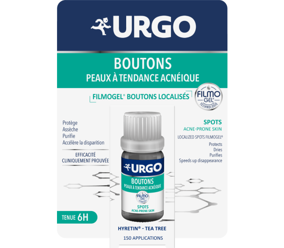 Filmogel für lokal begrenzte Aknehaut Urgo - Flasche mit 3,25 ml - image 1