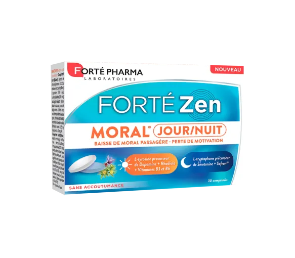 Forté Zen Moral Tag/Nacht Forte Pharma - Packung mit 30 Tabletten - image 1