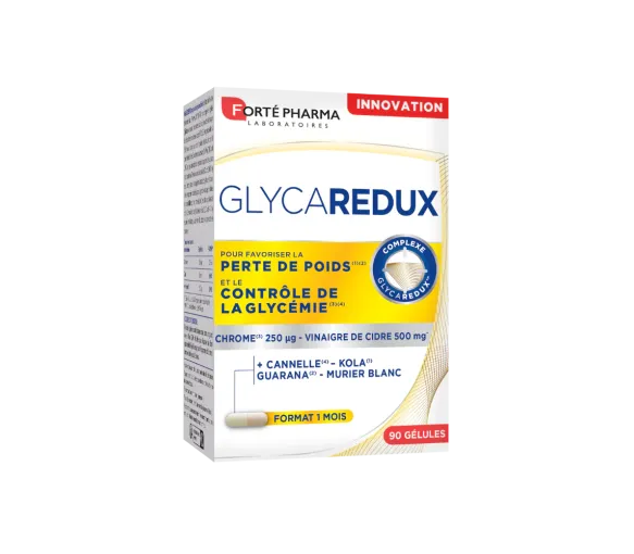 Glycaredux Gewichtsreduktion Forté Pharma - Packung mit 90 Kapseln