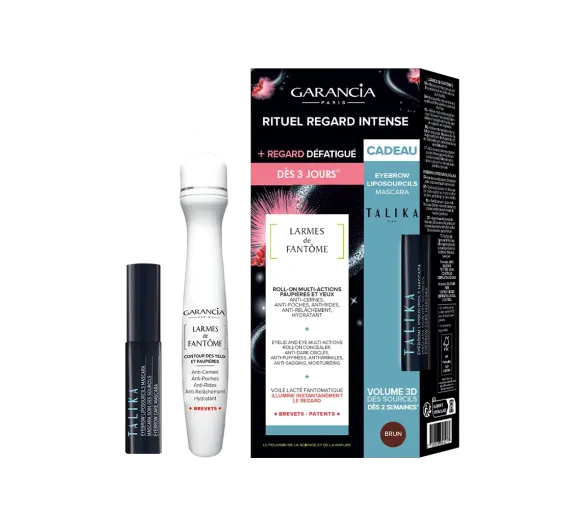 Roll-on Augenserum Ghost Tears + brauner Augenbrauenmascara geschenkt Garancia - Set aus 2 Produkten - image 1