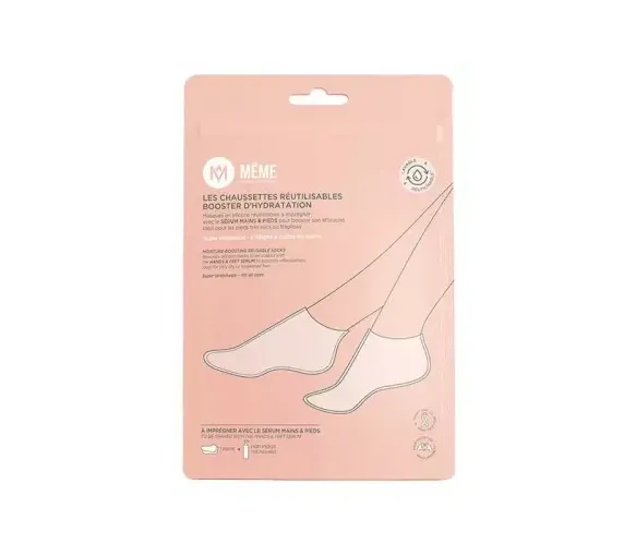 Wiederverwendbare Pflege-Socken von Même - 1 Paar 2 Hausschuhe