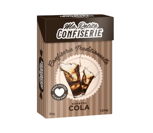 Cola-Bonbons ohne Zucker Ma Petite Confiserie - Dose mit 36,5 g