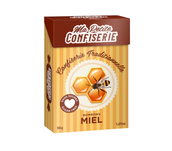 Honigbonbons ohne Zucker Meine kleine Süßigkeit - Dose mit 36,5 g