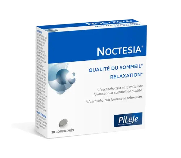 Noctesia Schlafqualität und Entspannung Pileje - Packung mit 30 Tabletten