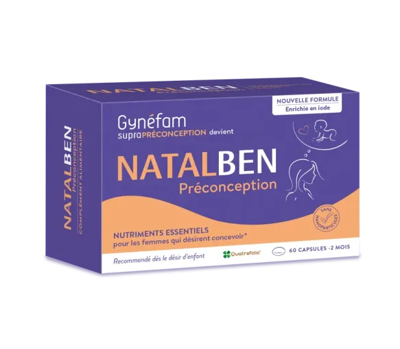 Natalben Präkonzeption Labor Effik - Packung mit 60 Kapseln