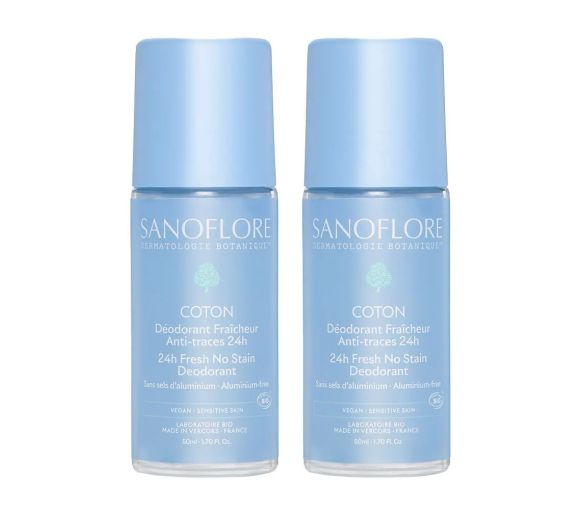 Deodorant Frische Baumwolle Anti-Spuren 24h Bio Sanoflore - image 2