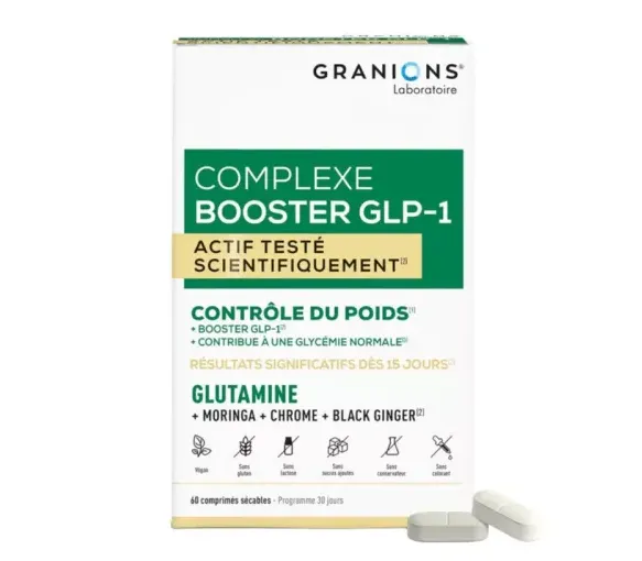 Komplex GLP-1 Booster zur Gewichtskontrolle Granions - Packung mit 60 Tabletten