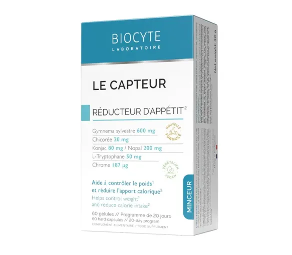 Der Appetitzügler-Sensor Biocyte - Packung mit 60 Kapseln