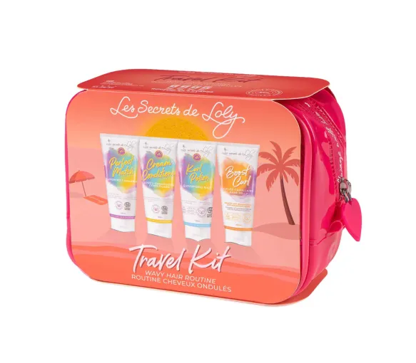 Reiseetui für lockiges Haar Les secrets de Loly - Etui mit 4 Produkten - image 1