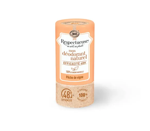 Mein natürlicher Pfirsichdeodorant von Respectueuse - Roll-on 50g