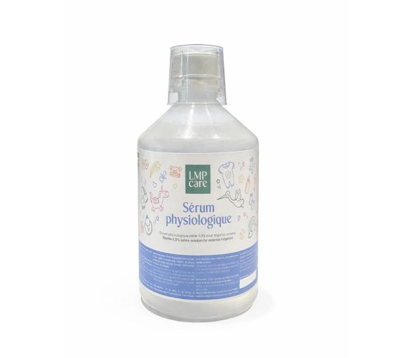 Steriles physiologisches Serum 0,9% LMP Care - Flasche mit 500ml