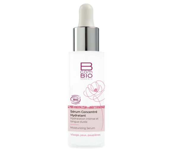 Feuchtigkeitsspendendes Konzentrat-Serum für Gesicht und Augen BcomBIO - Flasche mit 30 ml - image 1