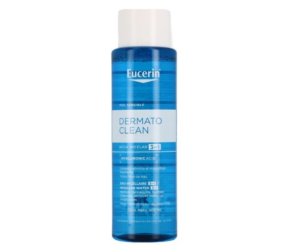 DermatoCLEAN [HYALURON] Mizellenwasser 3-in-1 Eucerin - Flasche mit 400 ml