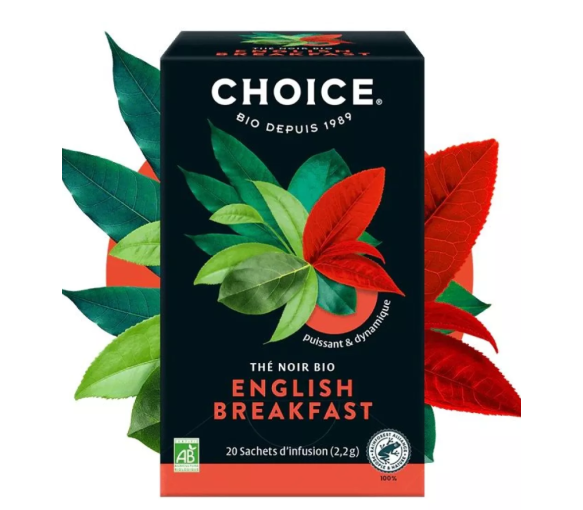 Bio-Kräutertee English Breakfast Choice - Box mit 17 Beuteln
