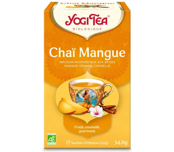 Chaï Mango BIO Yogi Tea - Box mit 17 Beuteln
