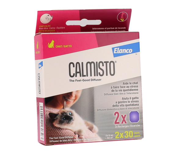 Calmisto Wohlfühldiffusor für Katzen Elanco - 2 Nachfüllungen à 6 ml - image 1