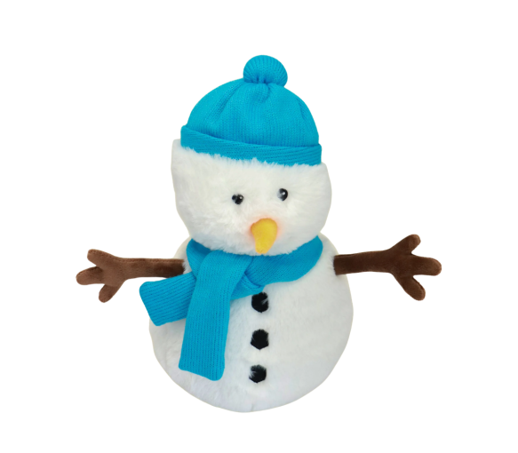Gemütliches, abnehmbares Wärmekissen Warmies Schneemann Soframar - 1 Wärmekissen von 32 cm