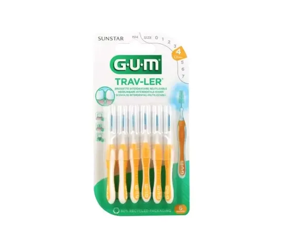 Interdentalbürste Sunstar Trav-ler 1,3 mm Gum - 6 Bürsten