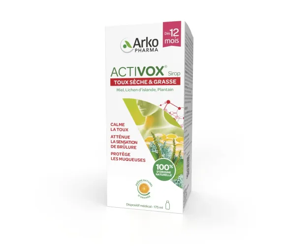 Activox Hustenmittel trocken und nass Arkopharma - Flasche 175ml