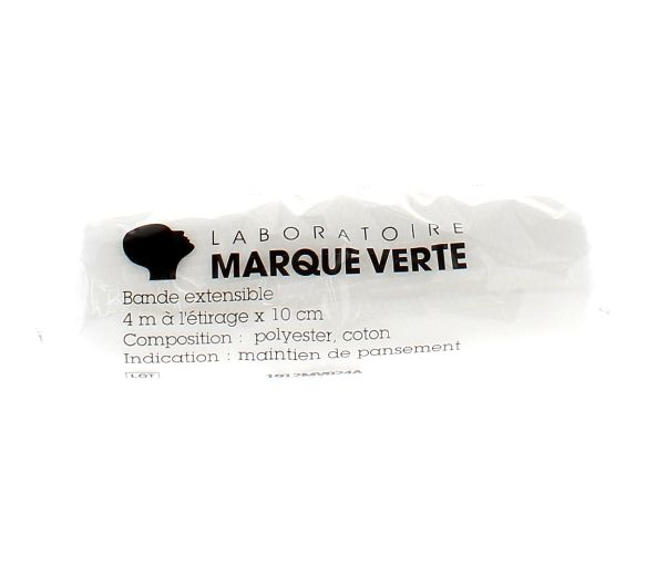 Dehnbare Band 4m x 10cm Laboratoire Marque Verte - 1 Einheit