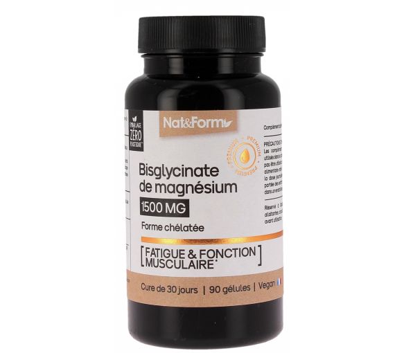 Bisglycinat Magnesium 1500mg Nat&Form - image 3