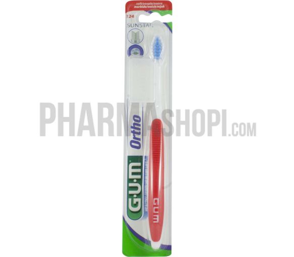 Gum Ortho weiche Zahnbürste - 1 Zahnbürste