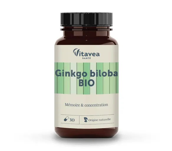 Ginkgo Biloba bio Vitavea - Dose von 30 Kapseln