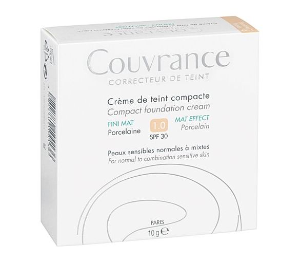Deckkraft Kompakt-Teintcreme Porzellan 1.0 SPF 30 Avène - Puderdose mit 10 g - image 1